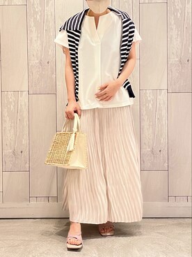 Q♥Officialさん（レディース・157cm）の夏コーディネート