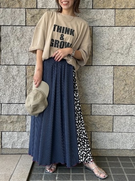 Q♥Officialさん（レディース・157cm）の夏コーディネート