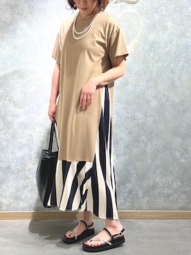 Q♥Officialさん(レディース・157cm)の夏コーディネート
