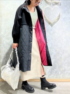 Q♥Officialさん（レディース・164cm）の冬コーディネート