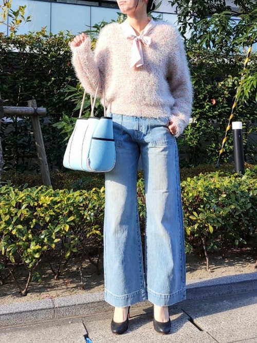 セール】ミックスカラーニット（ニット/セーター）｜Q（キュー）の