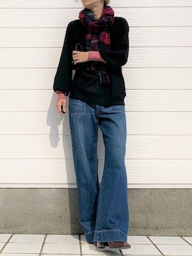 Q♥Officialさん（レディース・155cm）の秋コーディネート