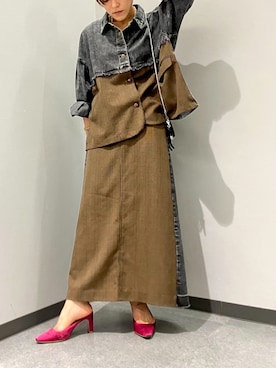 Q♥Officialさん(レディース・160cm)の夏コーディネート