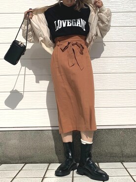 Q♥Officialさん（レディース・155cm）の秋コーディネート