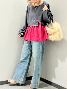 Q♥Officialさん（レディース・154cm）の秋コーディネート