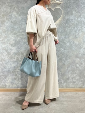 「Q（キュー）のアイテム」を使った、Q♥Officialさん（レディース・152cm）の春コーディネート