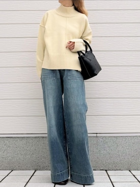 Q♥Officialさん（レディース・155cm）の冬コーディネート