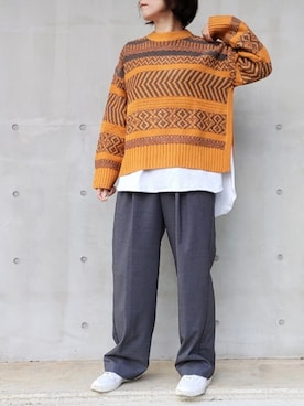 Q♥Officialさん(レディース・160cm)の秋コーディネート
