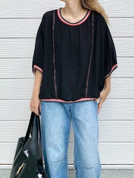 「Q（キュー）のアイテム」を使った、Q♥Officialさん（レディース・155cm）の夏コーディネート