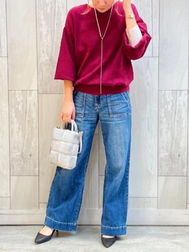 Q♥Officialさん(レディース・157cm)の秋コーディネート