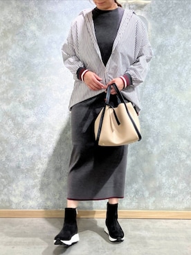 Q♥Officialさん（レディース・157cm）の秋コーディネート