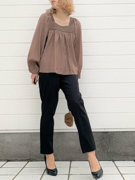 Q♥Officialさん(レディース・155cm)の秋コーディネート
