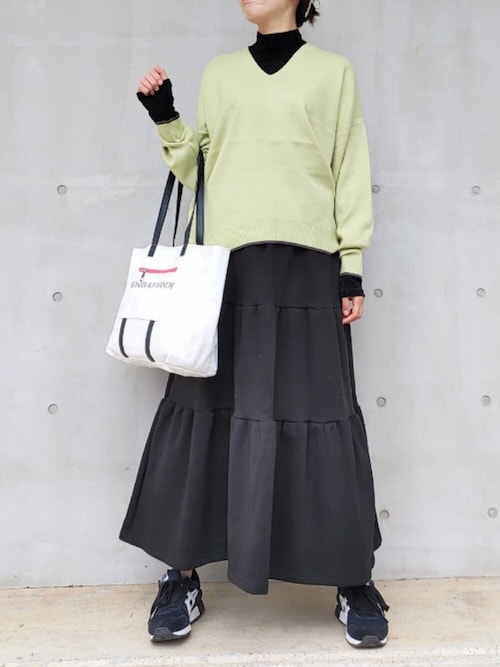 セール】Vネックオーバーニット（ニット/セーター）｜Q（キュー