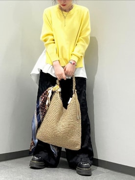 「Q（キュー）のアイテム」を使った、Q♥Officialさん（レディース・147cm）の春コーディネート