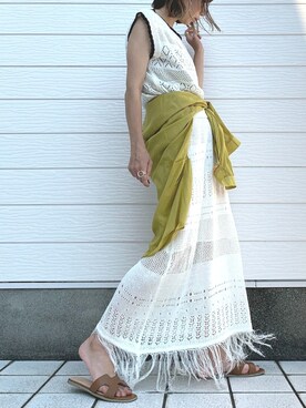 Q♥Officialさん(レディース・155cm)の夏コーディネート