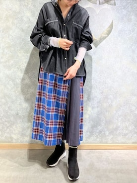 Q♥Officialさん(レディース・164cm)の秋コーディネート