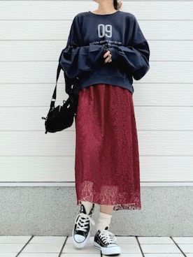 Q♥Officialさん（レディース・155cm）の秋コーディネート