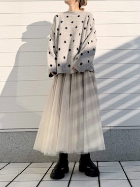 Q♥Officialさん（レディース・155cm）の冬コーディネート