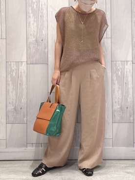 Q♥Officialさん(レディース・157cm)の夏コーディネート