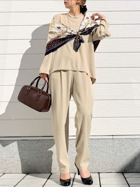 Q♥Officialさん(レディース・155cm)の冬コーディネート