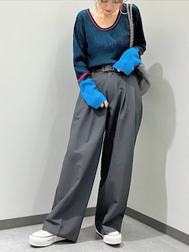 Q♥Officialさん(レディース・154cm)の秋コーディネート