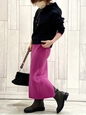 Q♥Officialさん（レディース・154cm）の秋コーディネート