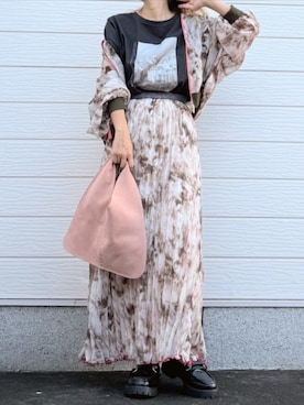 「ZARA（ザラ）のアイテム（ローファー）」を使った、Q♥Officialさん（レディース・155cm）の秋コーディネート