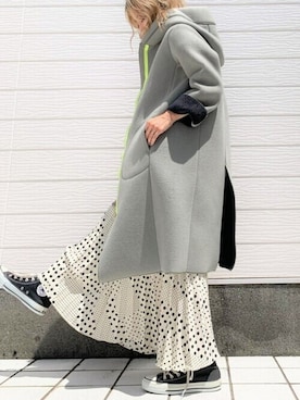 「CONVERSE（コンバース）のALL STAR HI（スニーカー）」を使った、Q♥Officialさん（レディース・155cm）の夏コーディネート