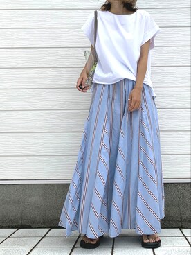 Q♥Officialさん（レディース・155cm）の夏コーディネート