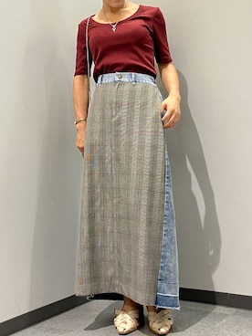 「Q（キュー）のアイテム」を使った、Q♥Officialさん（レディース・160cm）の秋コーディネート