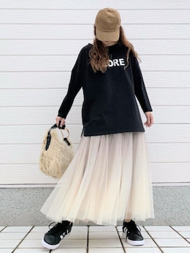 Q♥Officialさん（レディース・155cm）の秋コーディネート