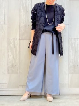 Q♥Officialさん（レディース・157cm）の秋コーディネート