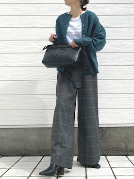 Q♥Officialさん(レディース・155cm)の秋コーディネート