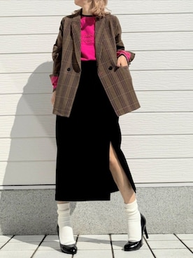 Q♥Officialさん（レディース・155cm）の秋コーディネート