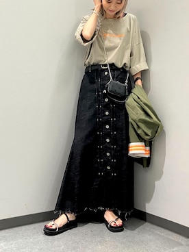 Q♥Officialさん(レディース・154cm)の夏コーディネート