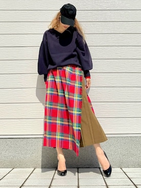 Q♥Officialさん（レディース・155cm）の秋コーディネート