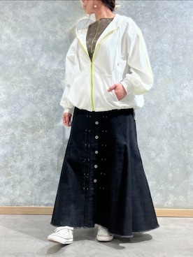 「Q（キュー）のアイテム」を使った、Q♥Officialさん（レディース・157cm）の春コーディネート