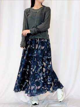 Q♥Officialさん（レディース・153cm）の冬コーディネート