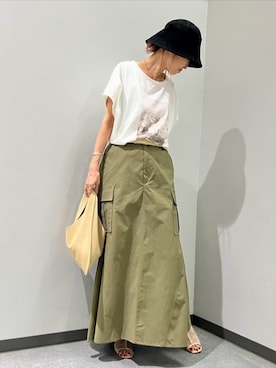 Q♥Officialさん(レディース・154cm)の夏コーディネート