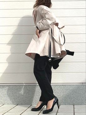 「Q（キュー）のアイテム（その他アウター）」を使った、Q♥Officialさん（レディース・155cm）の冬コーディネート