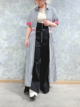 「Q（キュー）のアイテム」を使った、Q♥Officialさん（レディース・160cm）の春コーディネート