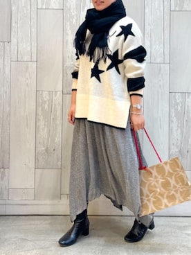 Q♥Officialさん（レディース・154cm）の冬コーディネート