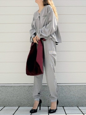 Q♥Officialさん（レディース・155cm）の秋コーディネート