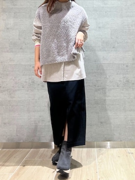 「JETEE（ジュテ）のアイテム」を使った、Q♥Officialさん（レディース・153cm）の秋コーディネート