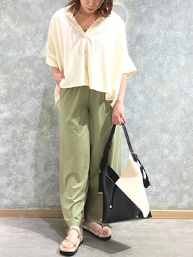 Q♥Officialさん（レディース・157cm）の夏コーディネート
