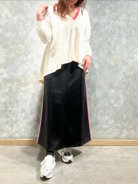 Q♥Officialさん（レディース・157cm）の冬コーディネート