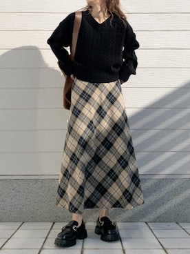 Q♥Officialさん（レディース・155cm）の冬コーディネート