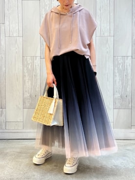 Q♥Officialさん（レディース・154cm）の春コーディネート