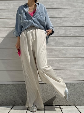 「Q（キュー）のアイテム」を使った、Q♥Officialさん（レディース・152cm）の春コーディネート