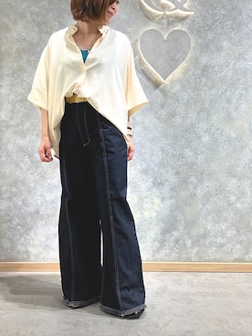 「Q（キュー）のアイテム（パンツ）」を使った、Q♥Officialさん（レディース・148cm）の夏コーディネート